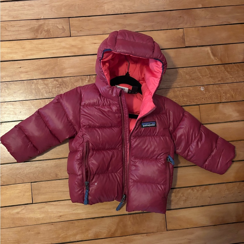 Patagonia Kids' Burgundy Puffer Jacket